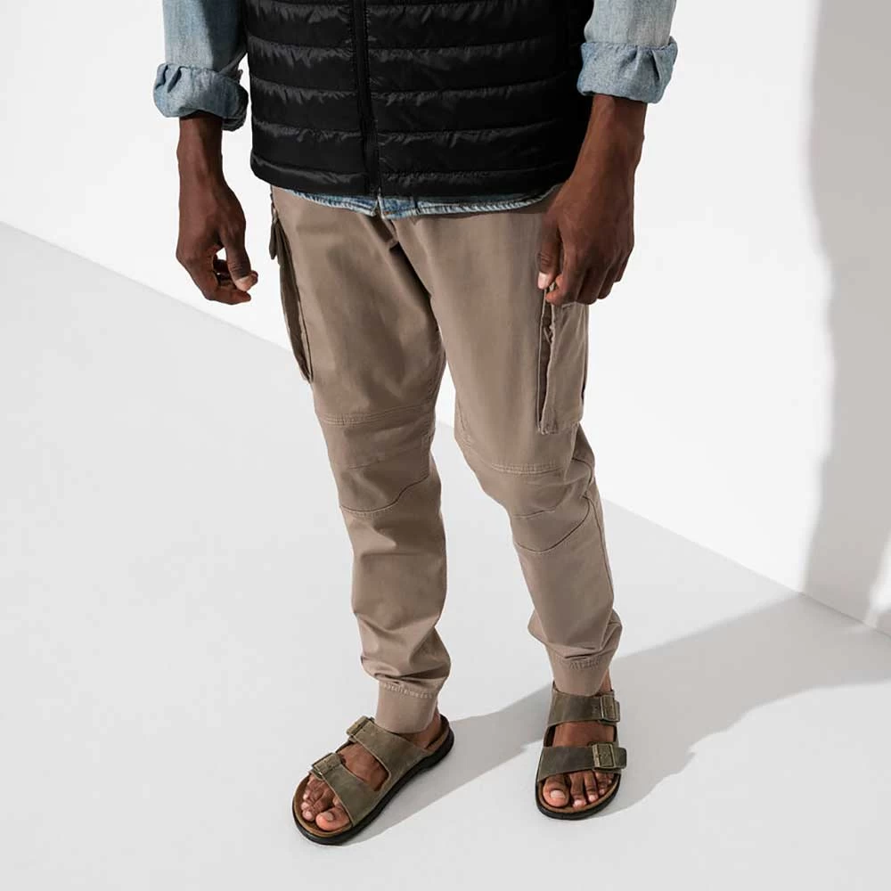 Birkenstock Men's Arizona Rugged Sandal - Faded Khaki - Regular - Image 7