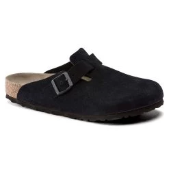 Birkenstock Women's Boston Soft Footbed - Midnight - Regular