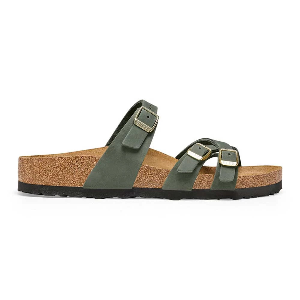 Birkenstock Women's Franca Nubuck Sandal - Thyme - Regular/Wide - Image 3