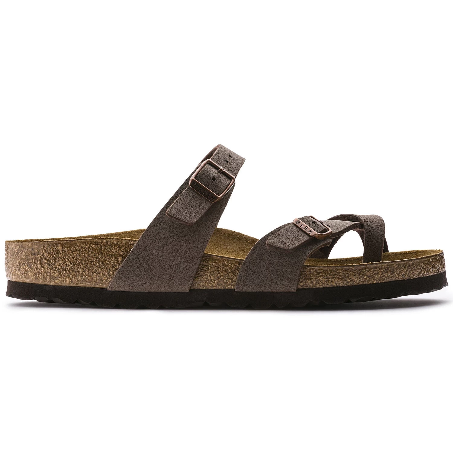 Birkenstock Mayari Suede Mocha Birko-FlorĀ® Nubuck Sandal- Regular/Wide - Image 2