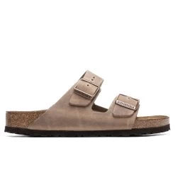 Birkenstock Wide Arizona Soft Footbed - Tobacco Brown