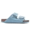 Birkenstock Narrow Arizona Shearling - Light Blue