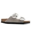 Birkenstock Women's Narrow Arizona Shearling - Stone Coin