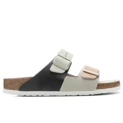 Birkenstock Narrow Arizona Split - Mineral/Light Rose