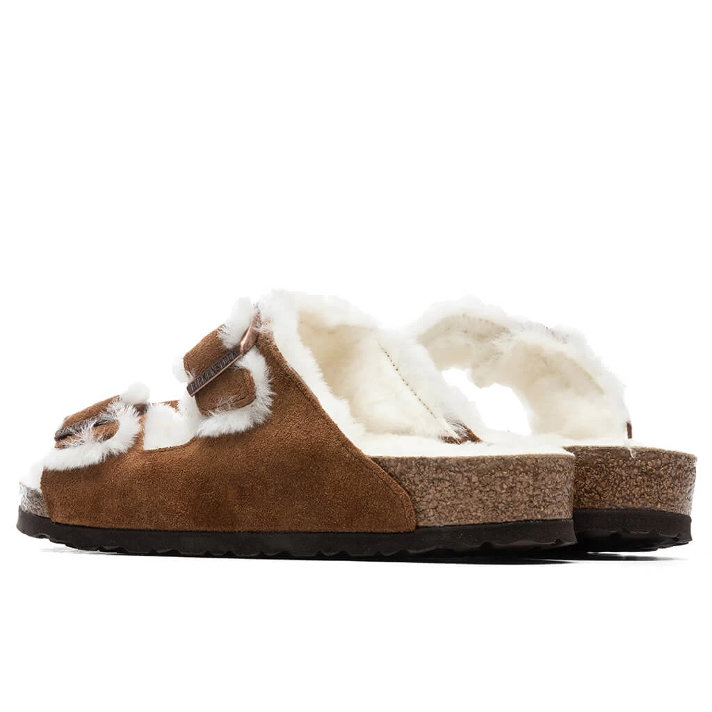 Birkenstock Wide Arizona Shearling - Mink - Image 4