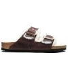 Birkenstock Women's Narrow Arizona Shearling - Habana Oil