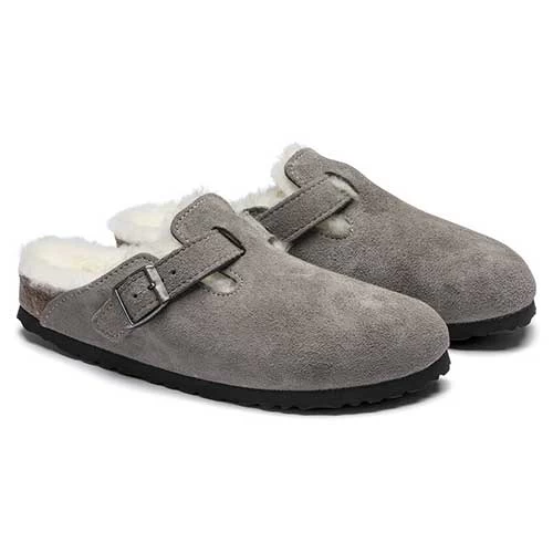 Birkenstock Boston Shearling - Stone - Regular/Wide - Image 3