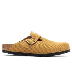 Birkenstock Wide Boston Suede Embossed - Cork Brown